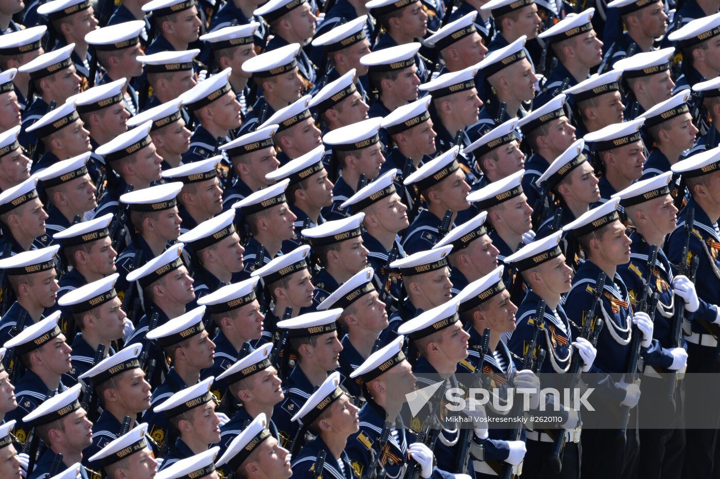 Final rehearsal of military parade to mark 70th anniversary of Victory in 1941-1945 Great Patriotic War