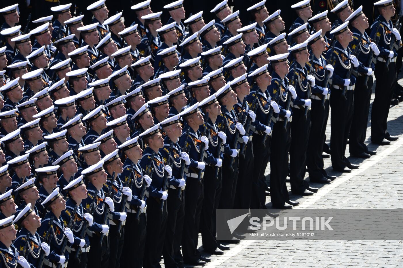 Final rehearsal of military parade to mark 70th anniversary of Victory in 1941-1945 Great Patriotic War