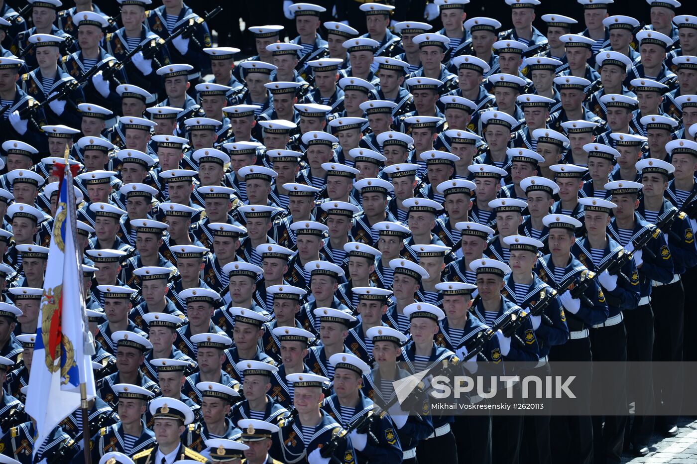 Final rehearsal of military parade to mark 70th anniversary of Victory in 1941-1945 Great Patriotic War