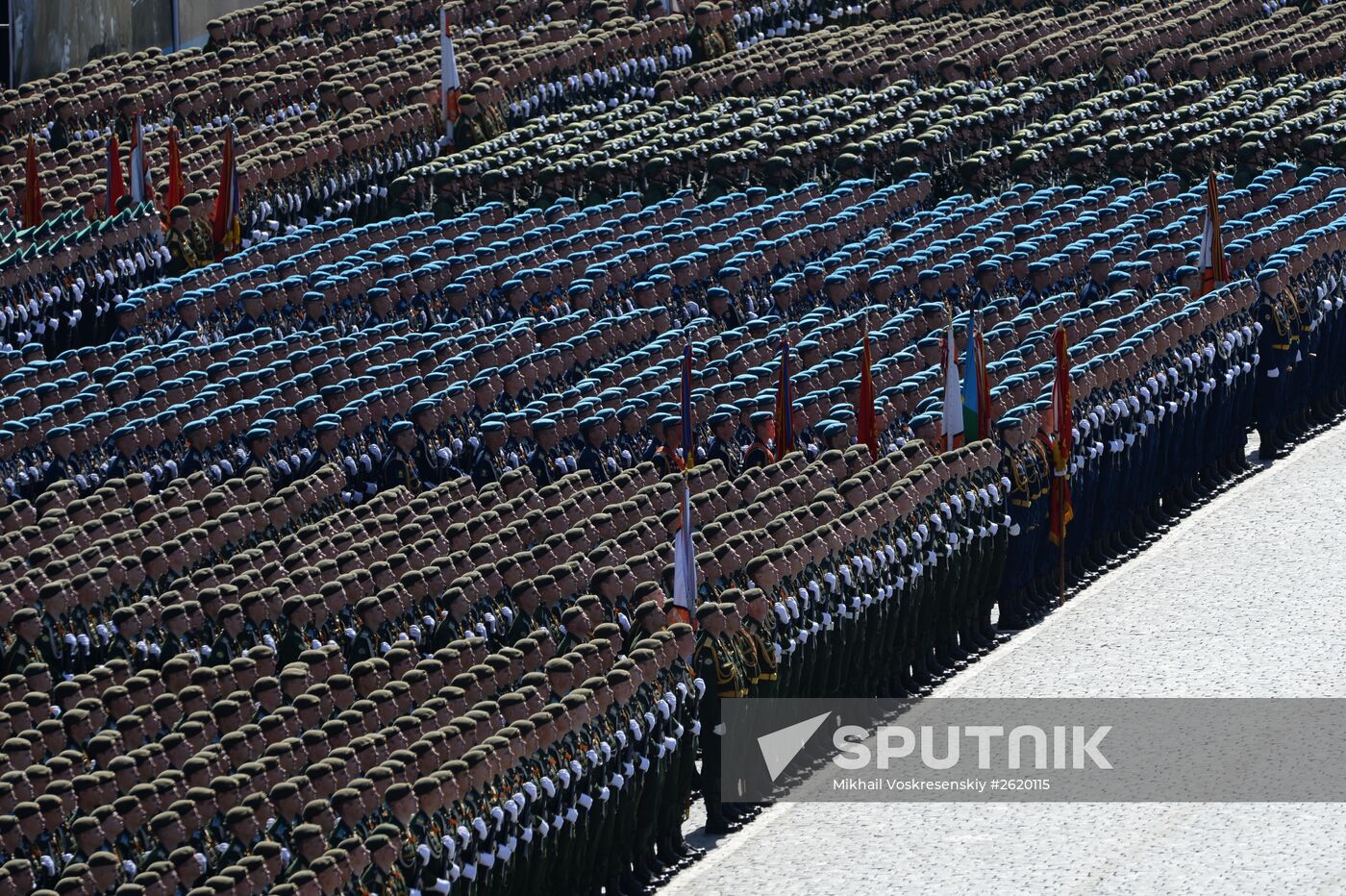 Final rehearsal of military parade to mark 70th anniversary of Victory in 1941-1945 Great Patriotic War