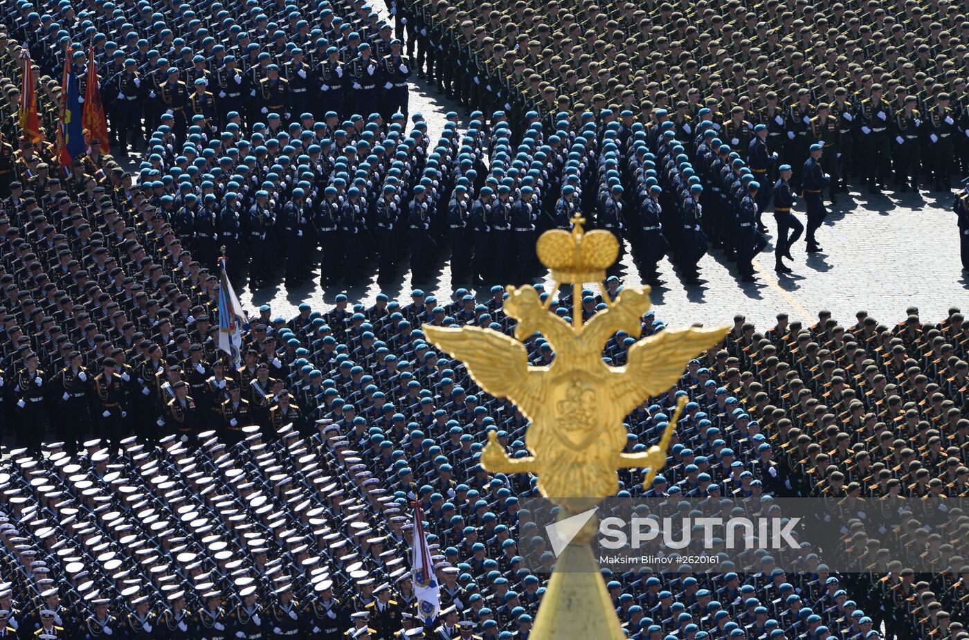Final rehearsal of military parade to mark 70th anniversary of Victory in 1941-1945 Great Patriotic War