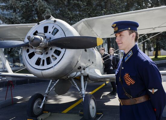 Exhibition of Great Patriotic War combat aircraft at Vnukovo airport
