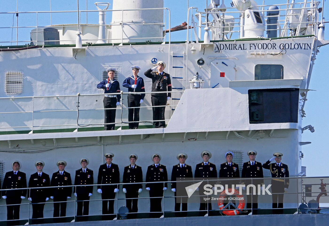 Victory Parade rehearsal in Baltiisk