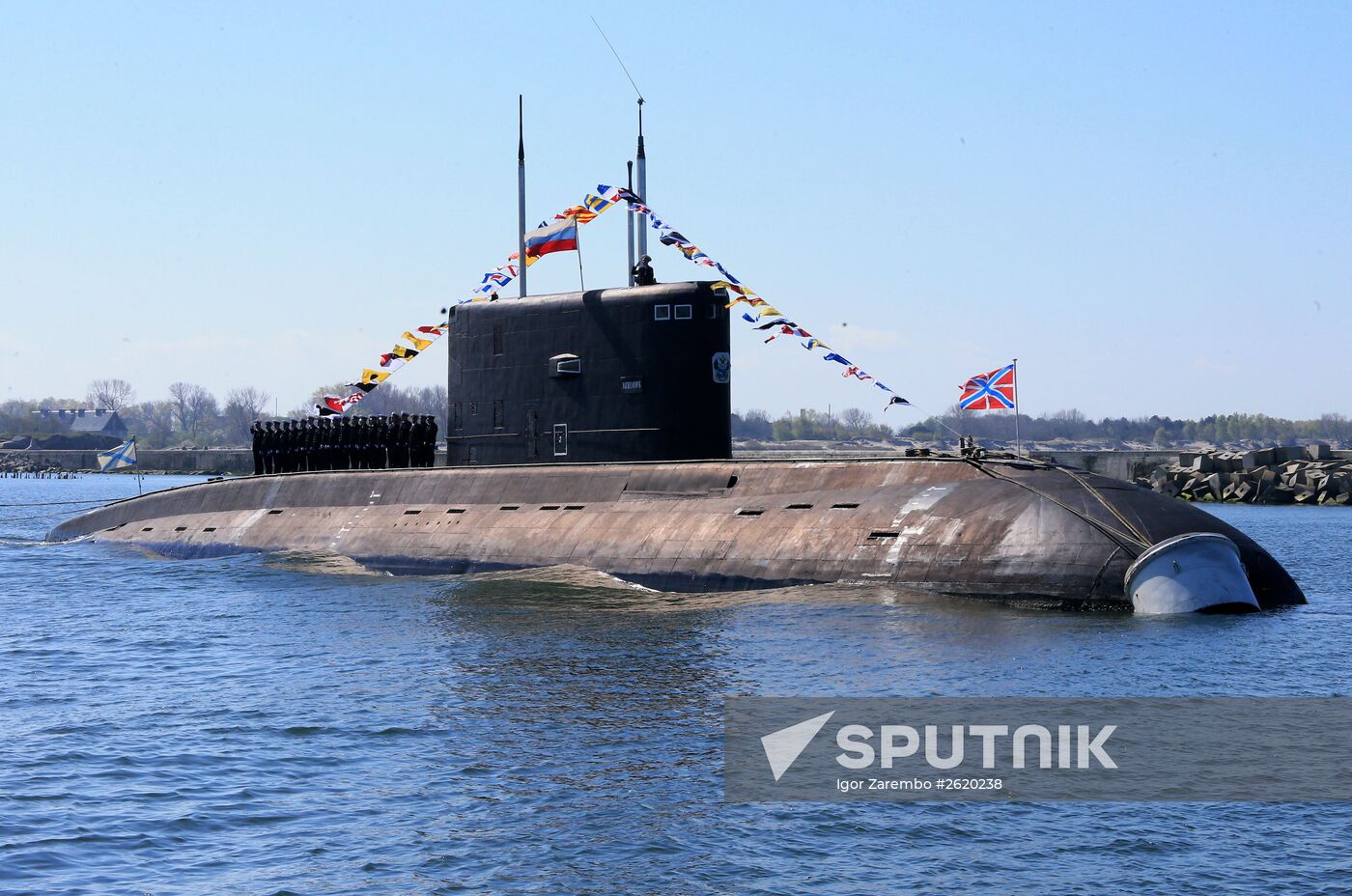 Victory Parade rehearsal in Baltiysk