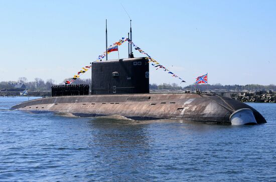 Victory Parade rehearsal in Baltiysk