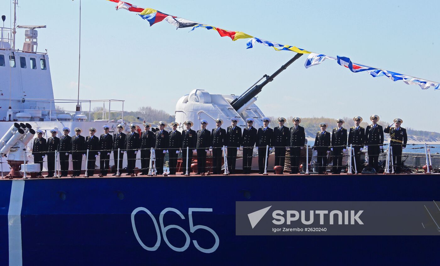Victory Parade rehearsal in Baltiysk