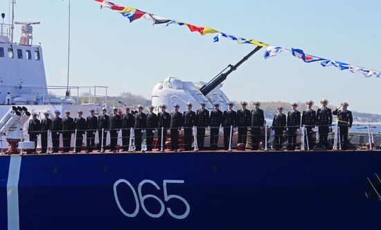 Victory Parade rehearsal in Baltiysk