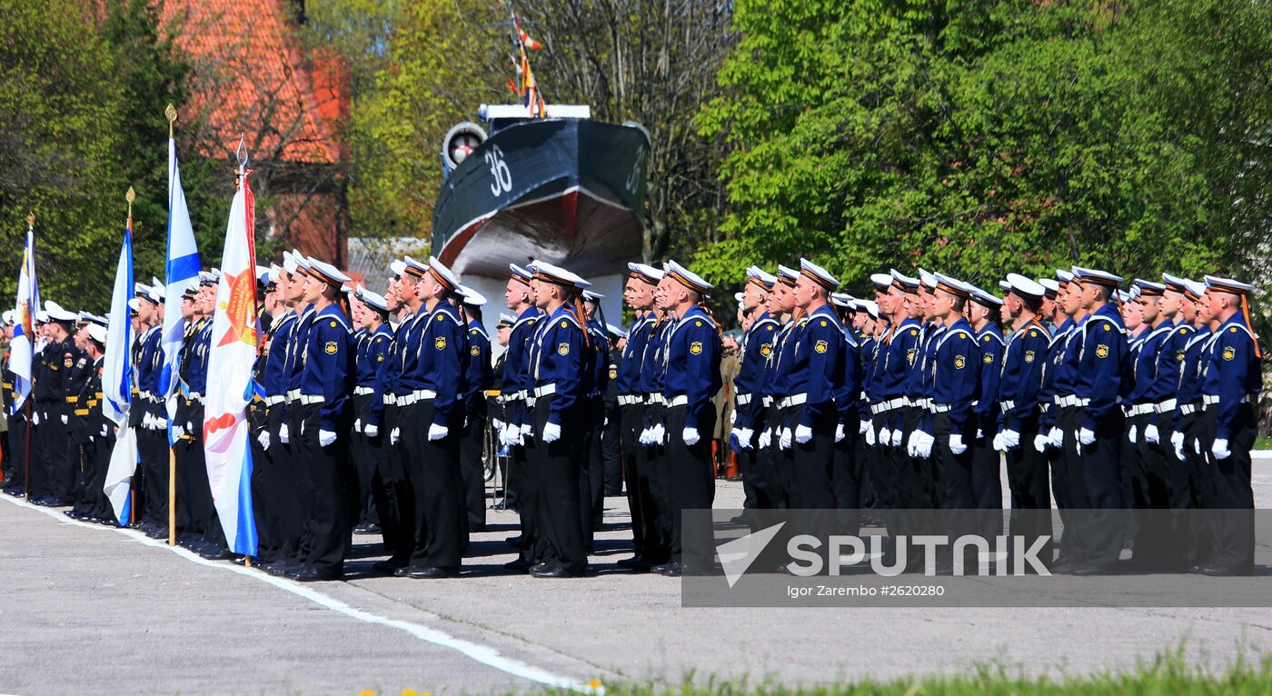 Victory Parade rehearsal in Baltiysk