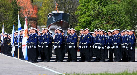Victory Parade rehearsal in Baltiysk