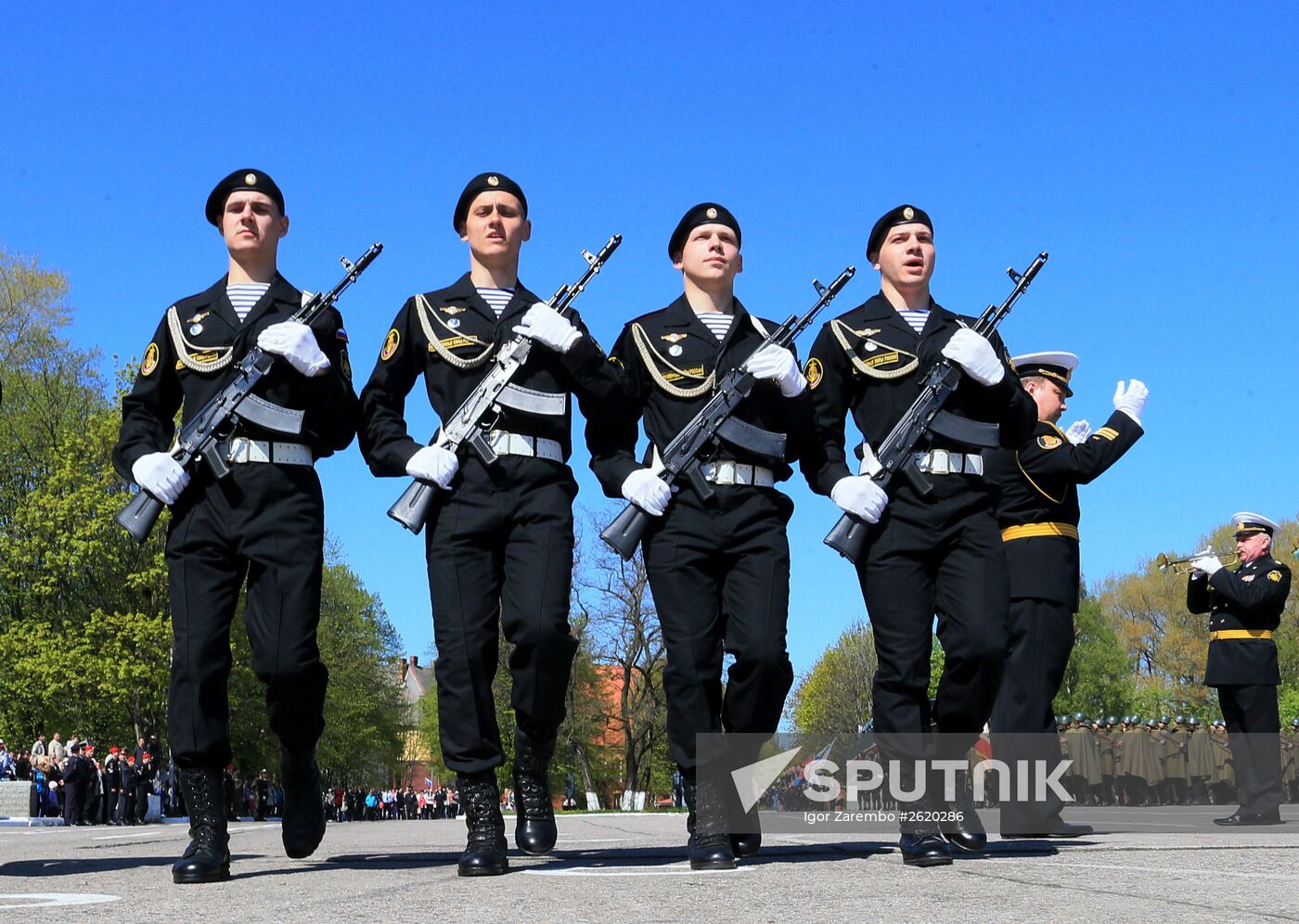 Victory Parade rehearsal in Baltiysk