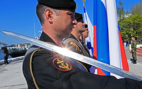 Victory Parade rehearsal in Baltiysk