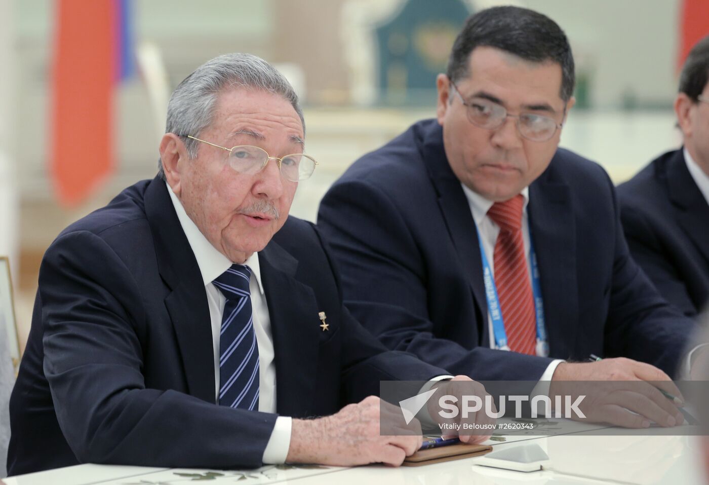 President Putin meets with Cuba's State Council and Cabinet Chairman Raul Castro