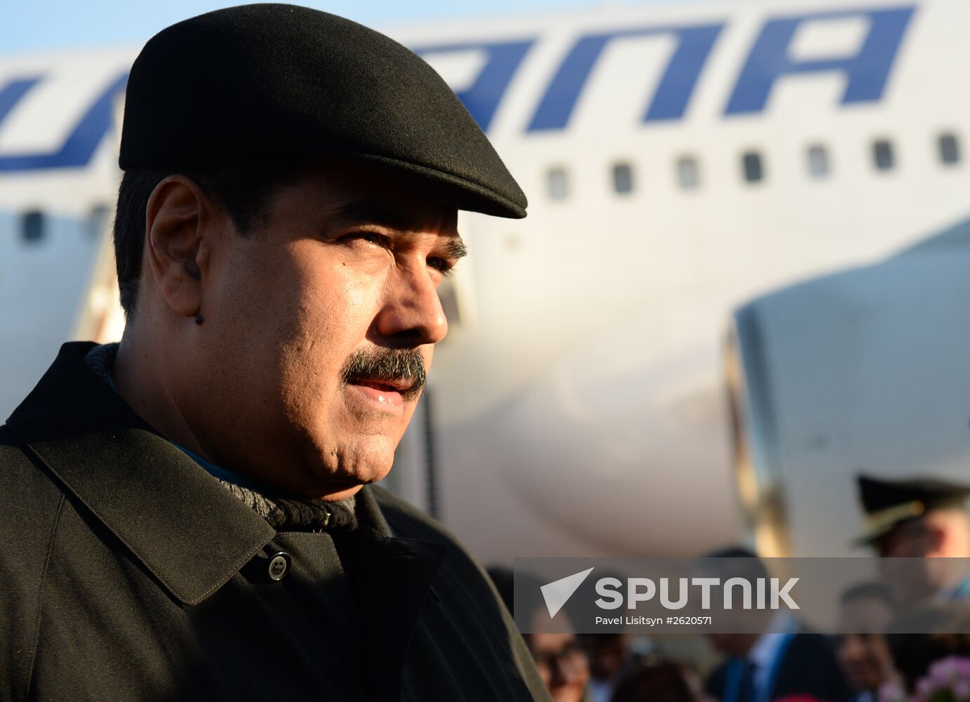 Venezuelan President Nicolas Maduro arrives in Moscow