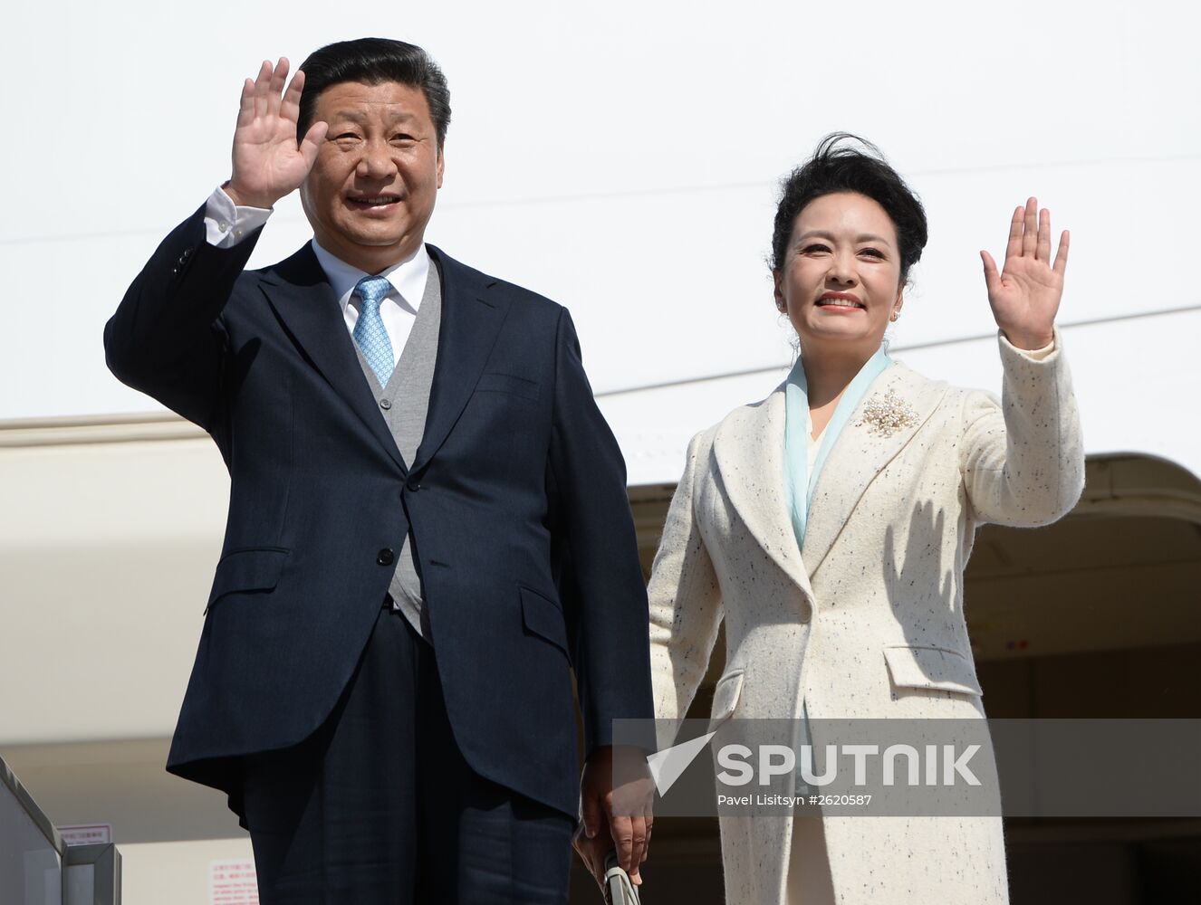 Chinese President Xi Jinping arrives in Moscow
