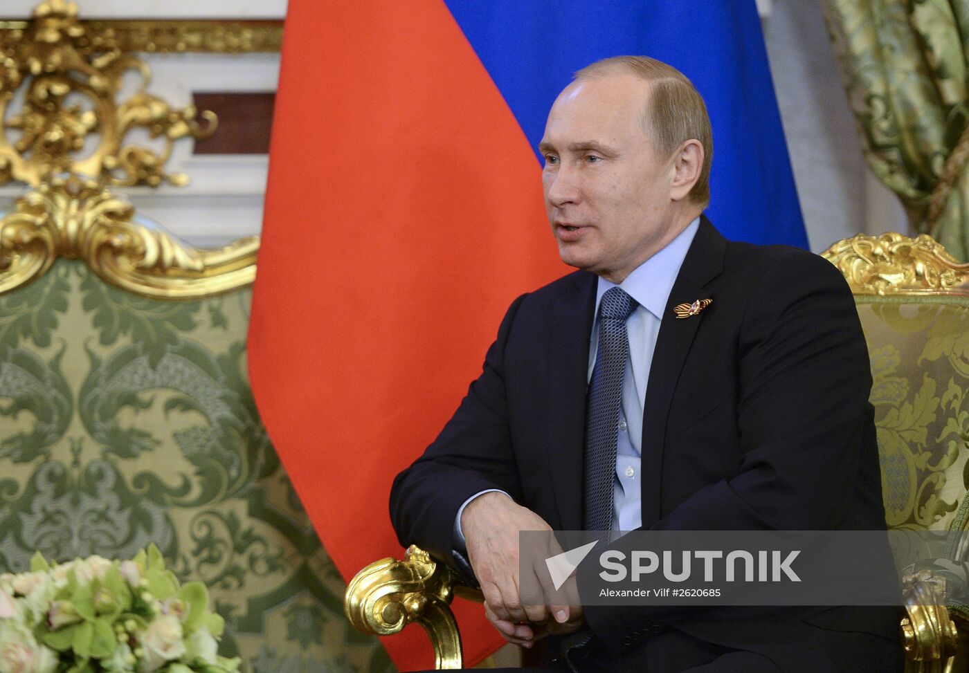 President Vladimir Putin meets with Chinese President Xi Jinping