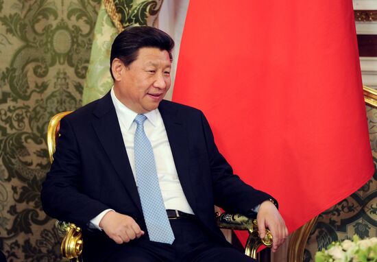 President Vladimir Putin meets with Chinese President Xi Jinping