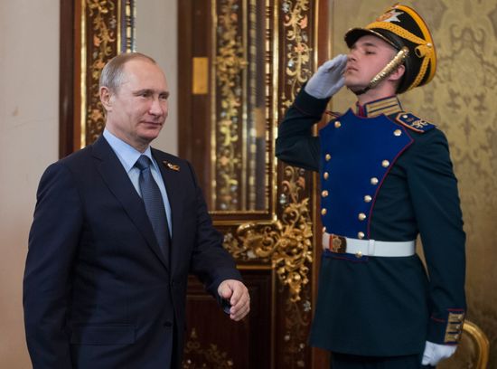 President Vladimir Putin meets with Chinese President Xi Jinping