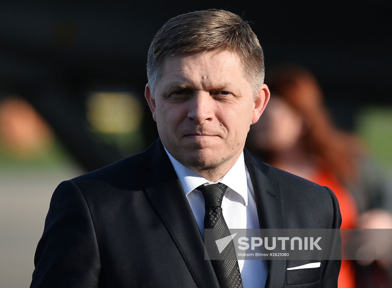 Prime Minister of Slovakia Robert Fico arrives in Moscow