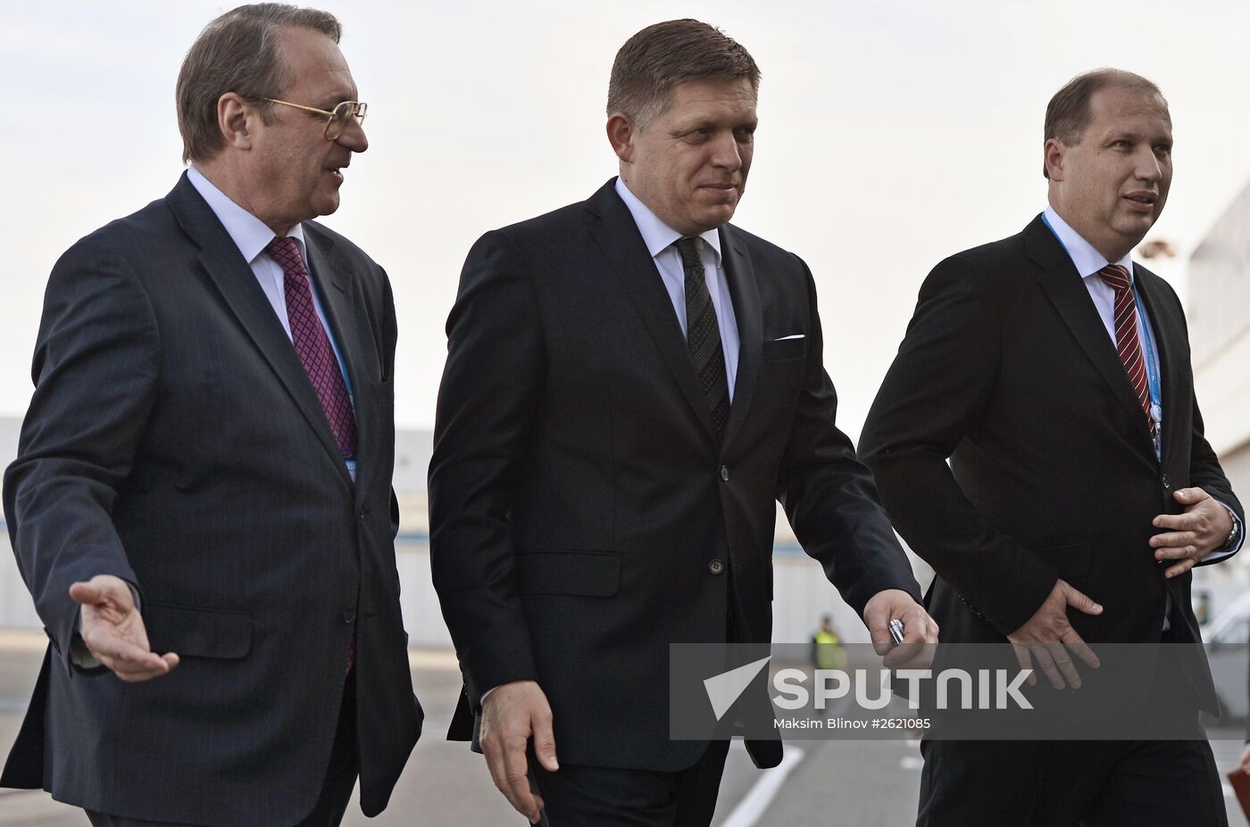 Prime Minister of Slovakia Robert Fico arrives in Moscow