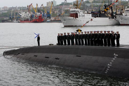 Victory Day parade in Vladivostok