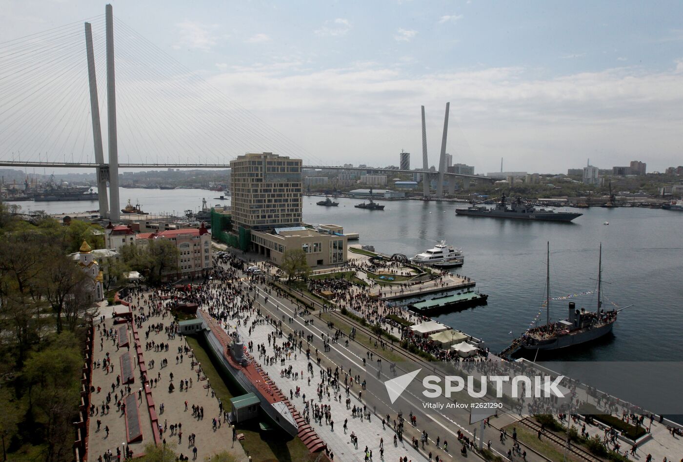 Victory Day parade in Vladivostok
