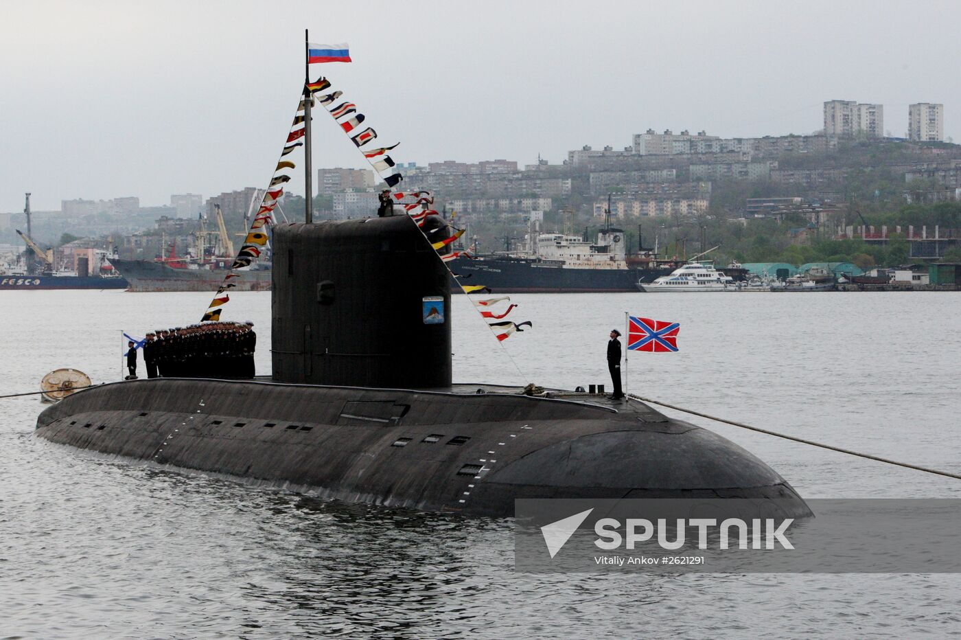 Victory Day parade in Vladivostok