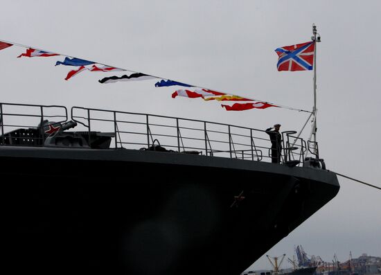 Victory Day parade in Vladivostok
