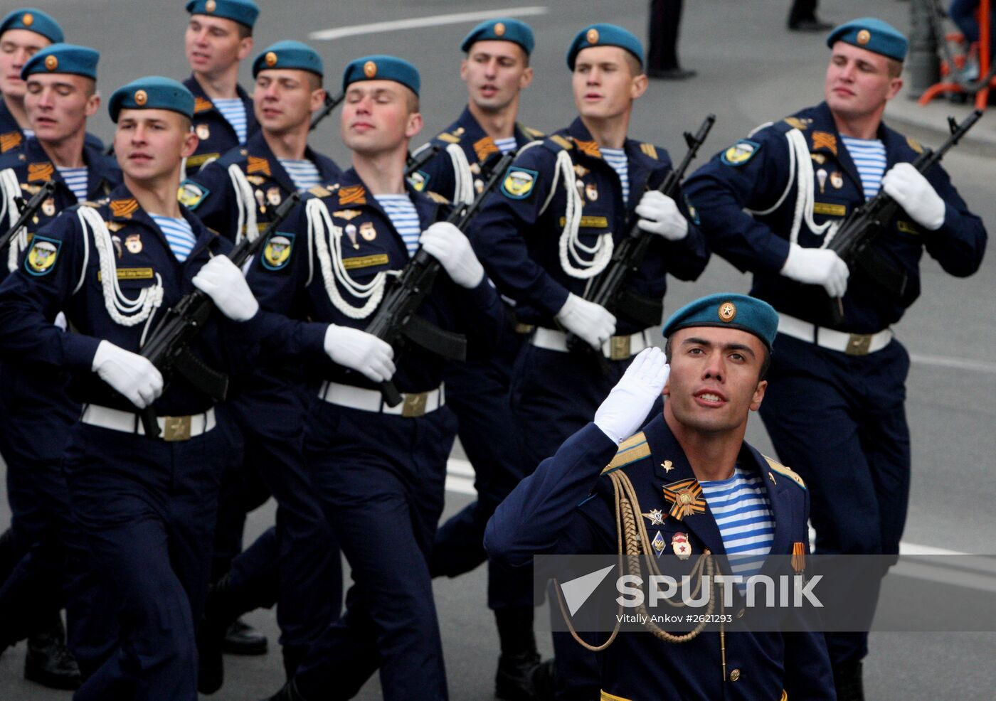 Victory Day parade in Vladivostok