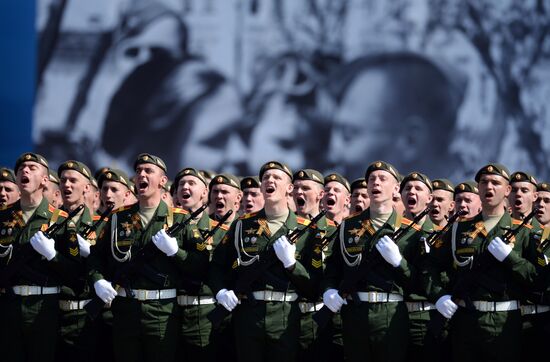 Military parade to mark 70th anniversary of Victory in 1941-1945 Great Patriotic War