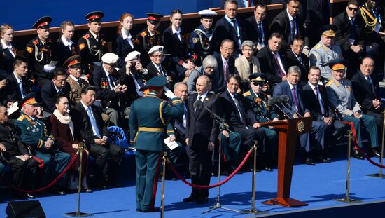 Military parade to mark 70th anniversary of Victory in 1941-1945 Great Patriotic War