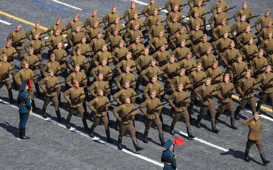 Military parade to mark 70th anniversary of Victory in 1941-1945 Great Patriotic War