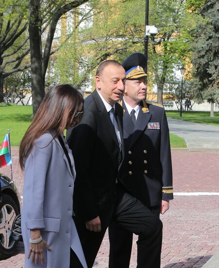 Kremlin Superintendent Sergei Khlebnikov welcomes foreign delegation heads and honorary guests