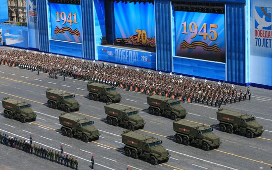 Military parade to mark 70th anniversary of Victory in 1941-1945 Great Patriotic War