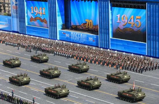Military parade to mark 70th anniversary of Victory in 1941-1945 Great Patriotic War