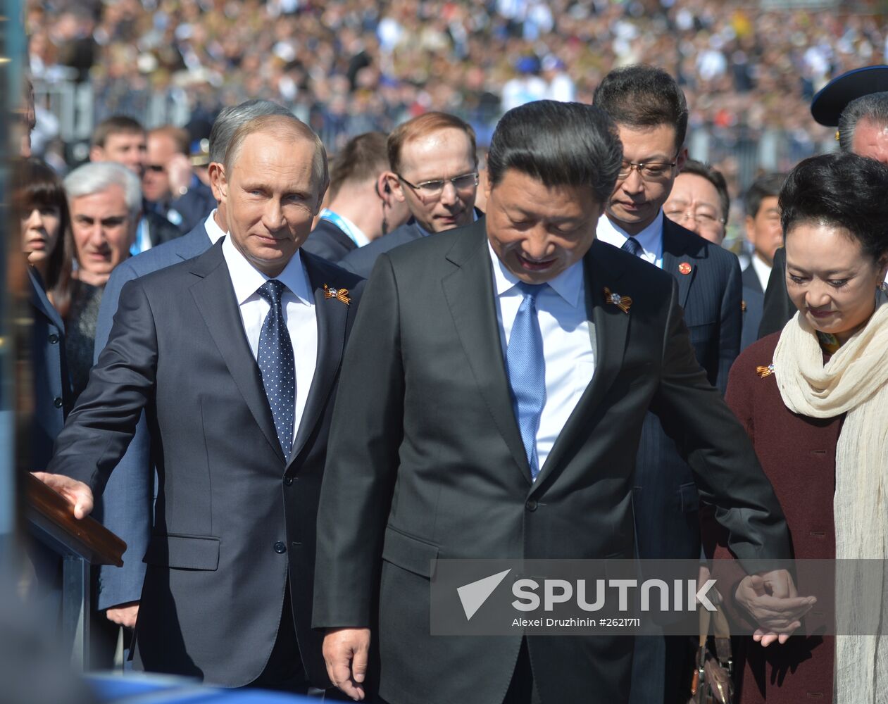 President Putin at military parade to mark 70th anniversary of Victory in 1941-1945 Great Patriotic War