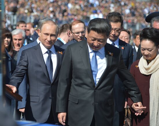 President Putin at military parade to mark 70th anniversary of Victory in 1941-1945 Great Patriotic War