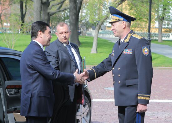 Kremlin Superintendent Sergei Khlebnikov welcomes foreign delegation heads and honorary guests