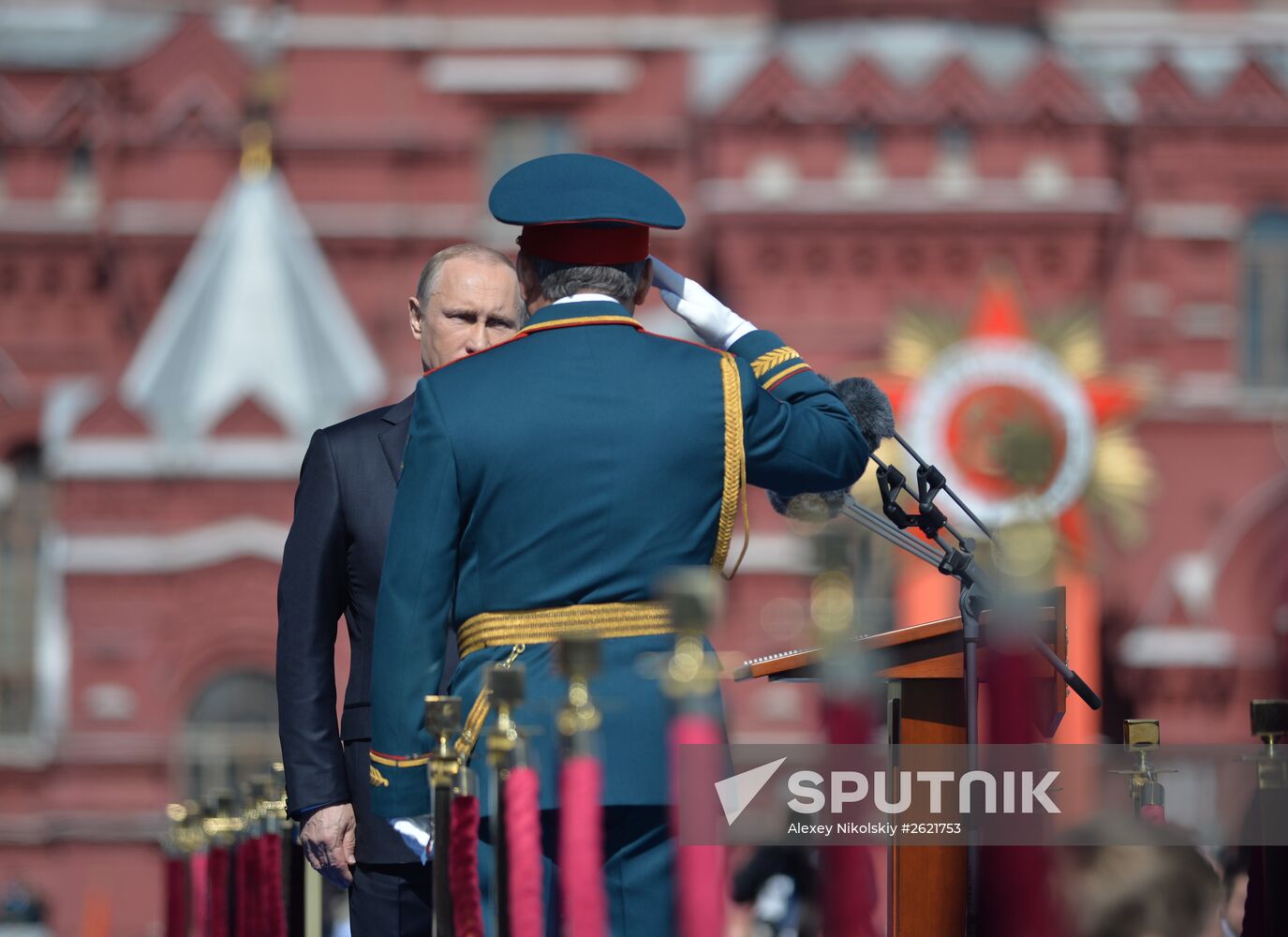 President Putin at military parade to mark 70th anniversary of Victory in 1941-1945 Great Patriotic War