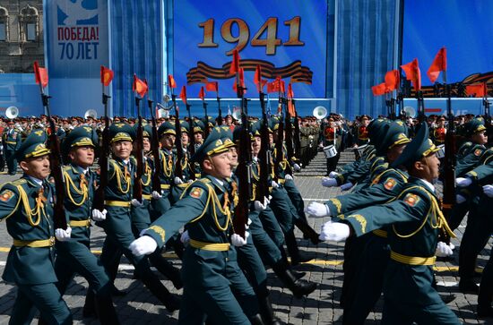 Military parade to mark 70th anniversary of Victory in 1941-1945 Great Patriotic War