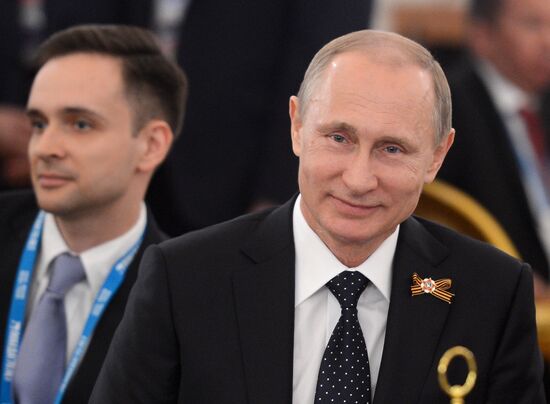 Reception hosted by President Vladimir Putin to mark 70th anniversary of Victory in 1941-1945 Great Patriotic War