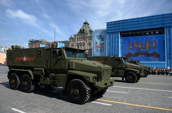 Military parade to mark 70th anniversary of Victory in 1941-1945 Great Patriotic War