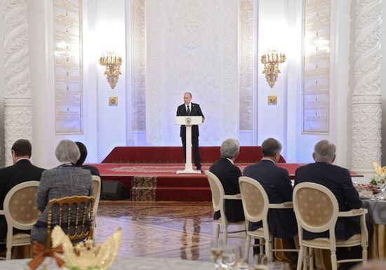 Reception hosted by President Vladimir Putin to mark 70th anniversary of Victory in 1941-1945 Great Patriotic War