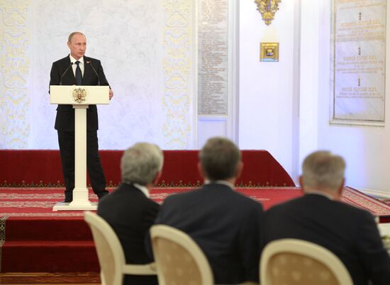 Reception hosted by President Vladimir Putin to mark 70th anniversary of Victory in 1941-1945 Great Patriotic War