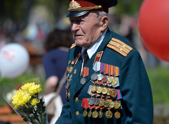 Celebration of Victory Day in Moscow