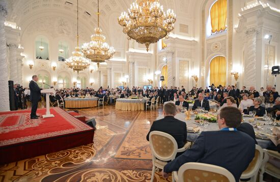 Reception hosted by President Vladimir Putin to mark 70th anniversary of Victory in 1941-1945 Great Patriotic War