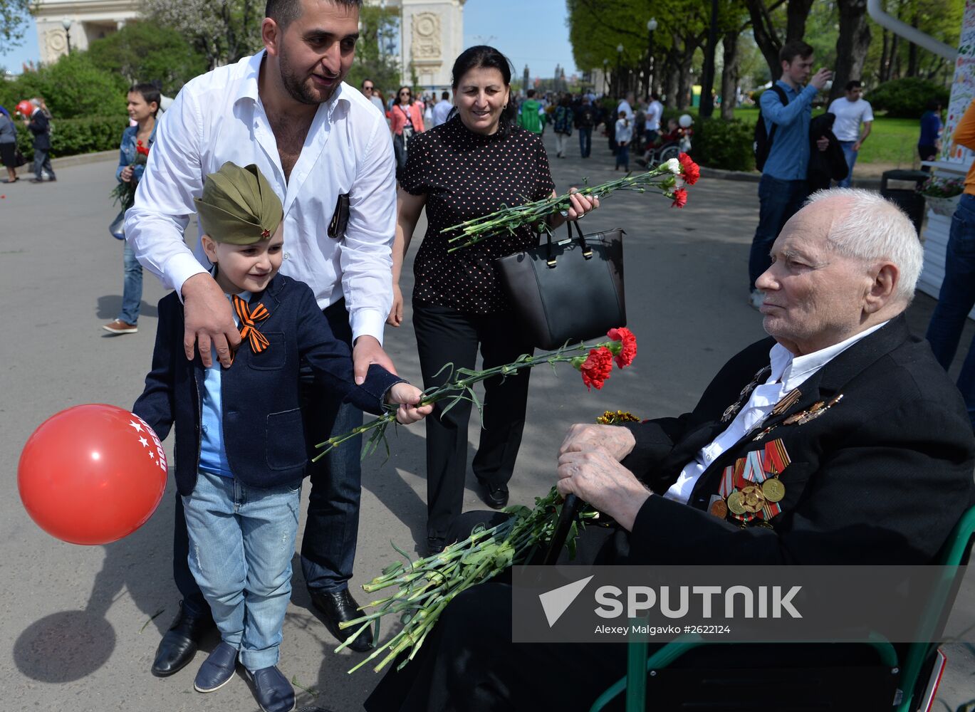 Celebration of Victory Day in Moscow