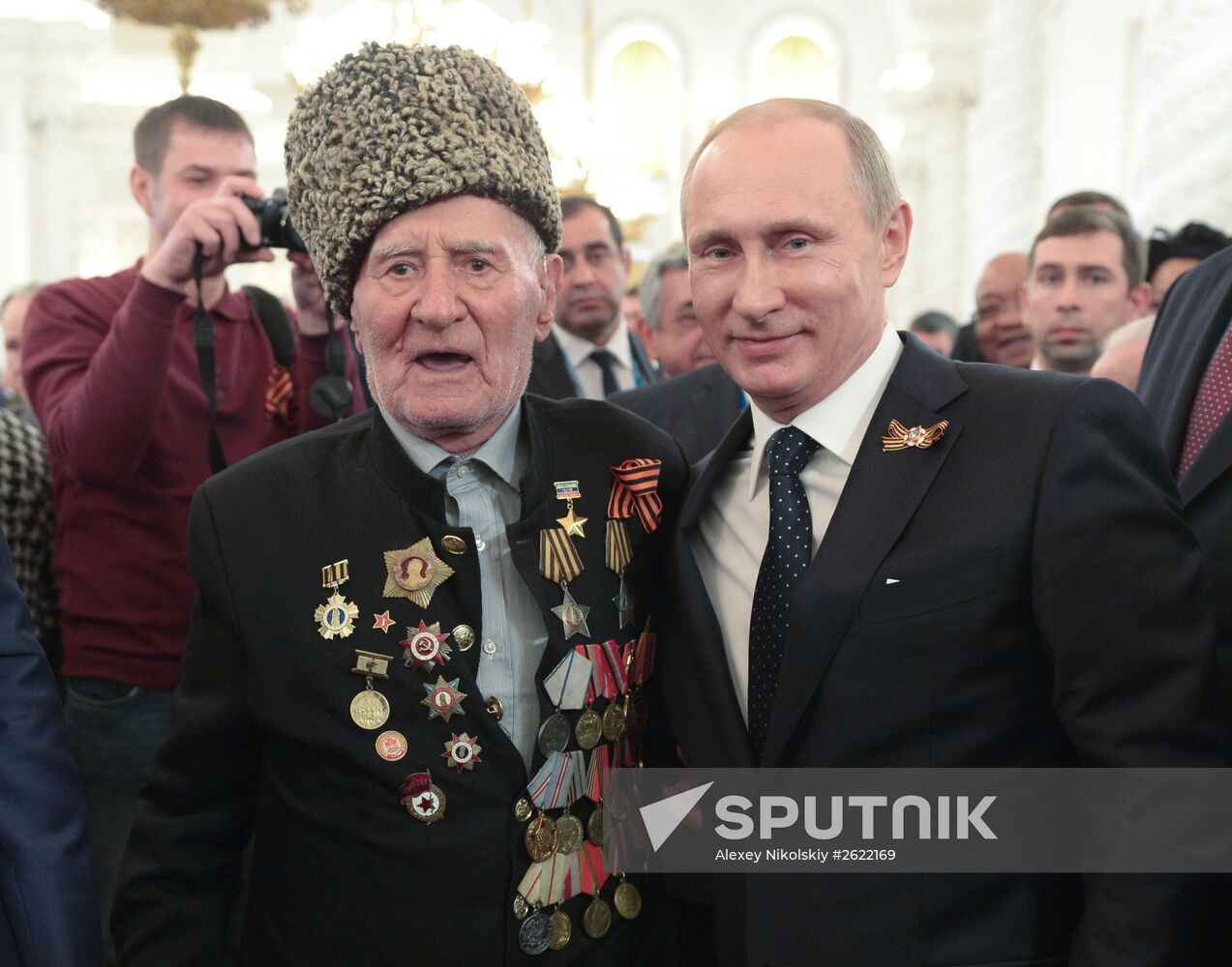 Reception hosted by President Vladimir Putin to mark 70th anniversary of Victory in 1941-1945 Great Patriotic War