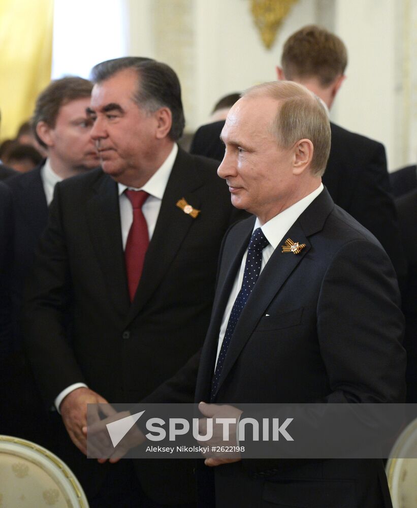 Reception hosted by President Vladimir Putin to mark 70th anniversary of Victory in 1941-1945 Great Patriotic War