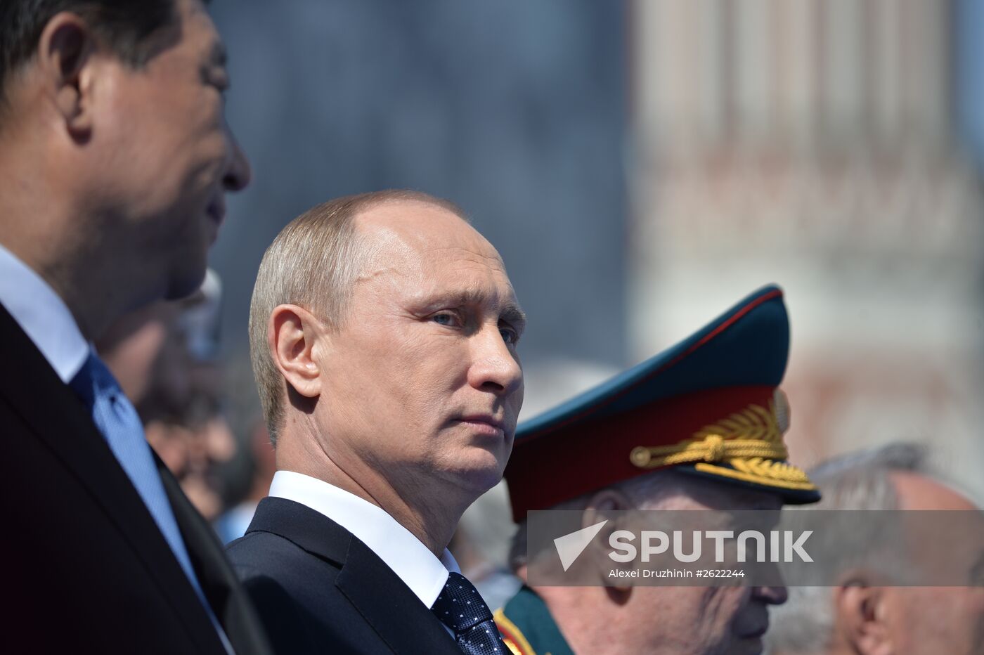President Putin at military parade to mark 70th anniversary of Victory in 1941-1945 Great Patriotic War