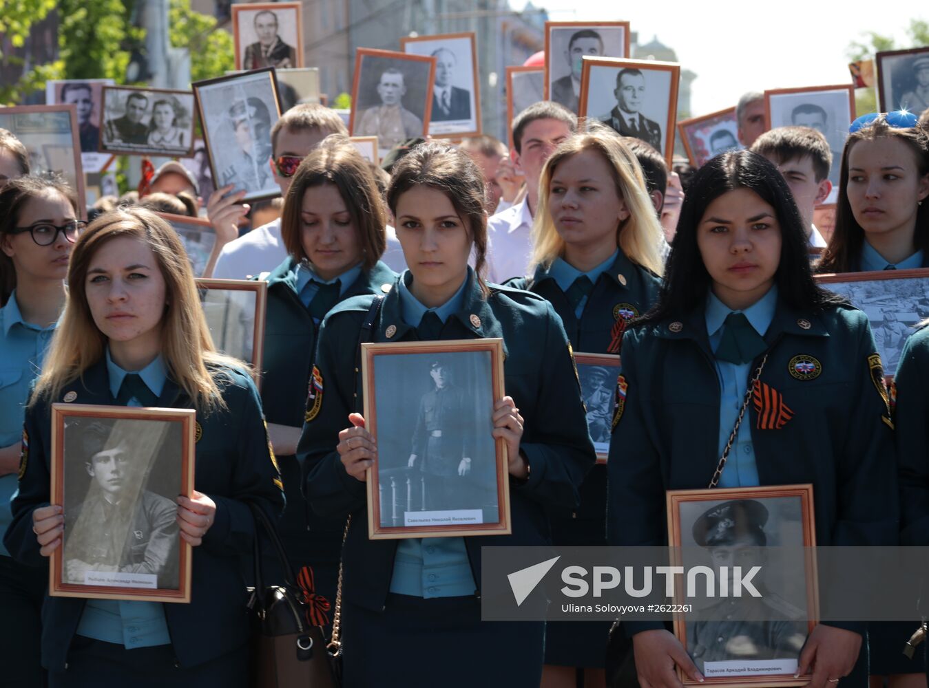 Immortal Regiment campaign in Russian regions